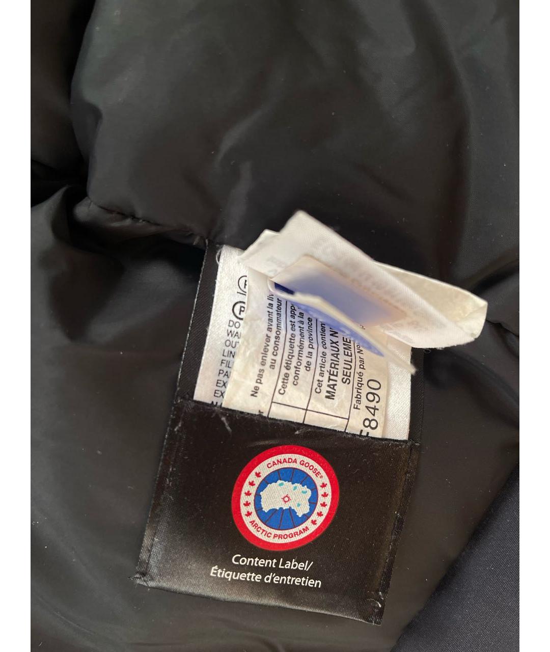 CANADA GOOSE Темно-синяя синтетическая парка, фото 2
