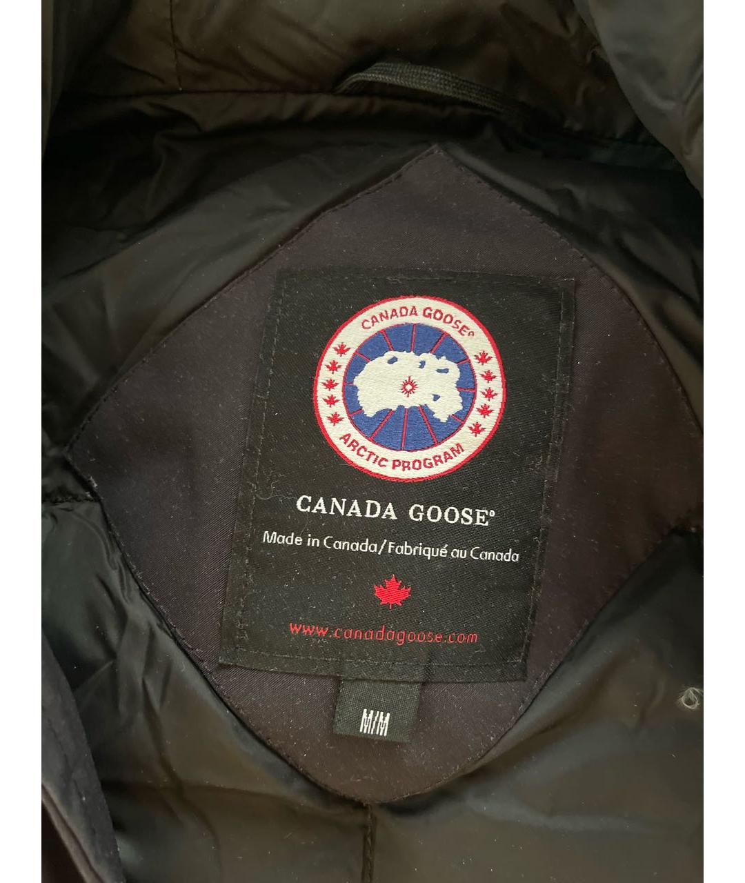 CANADA GOOSE Темно-синяя синтетическая парка, фото 3