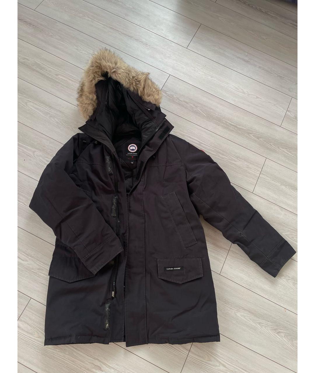 CANADA GOOSE Темно-синяя синтетическая парка, фото 4