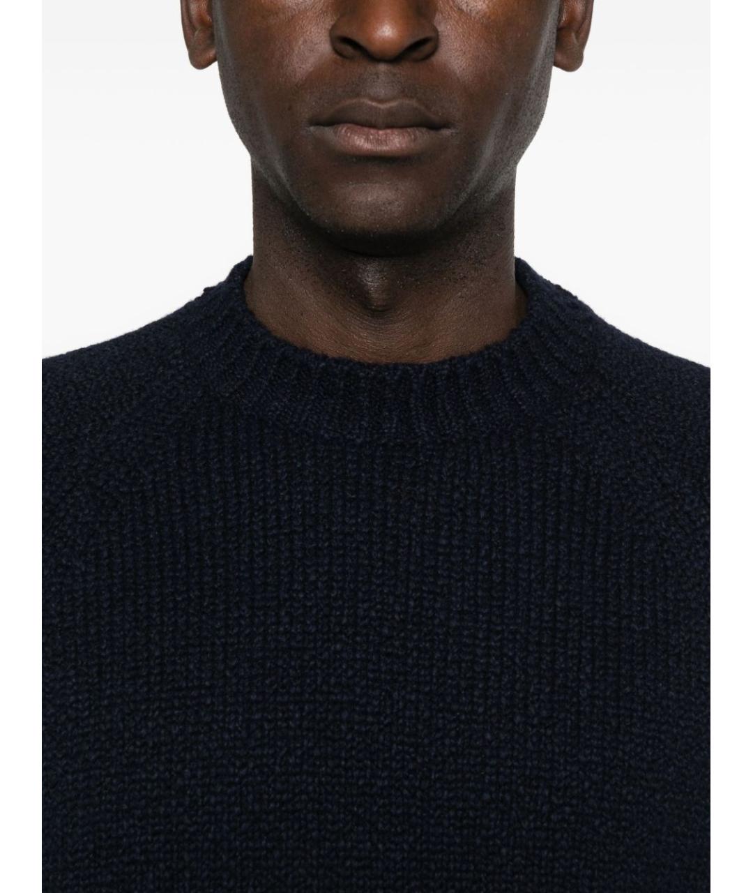 STONE ISLAND Темно-синий джемпер / свитер, фото 5