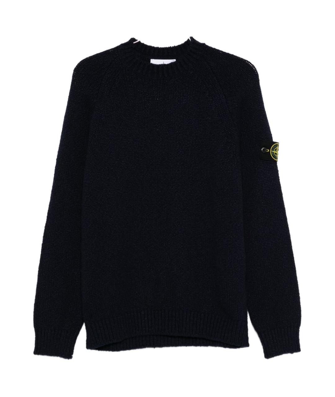 STONE ISLAND Темно-синий джемпер / свитер, фото 1