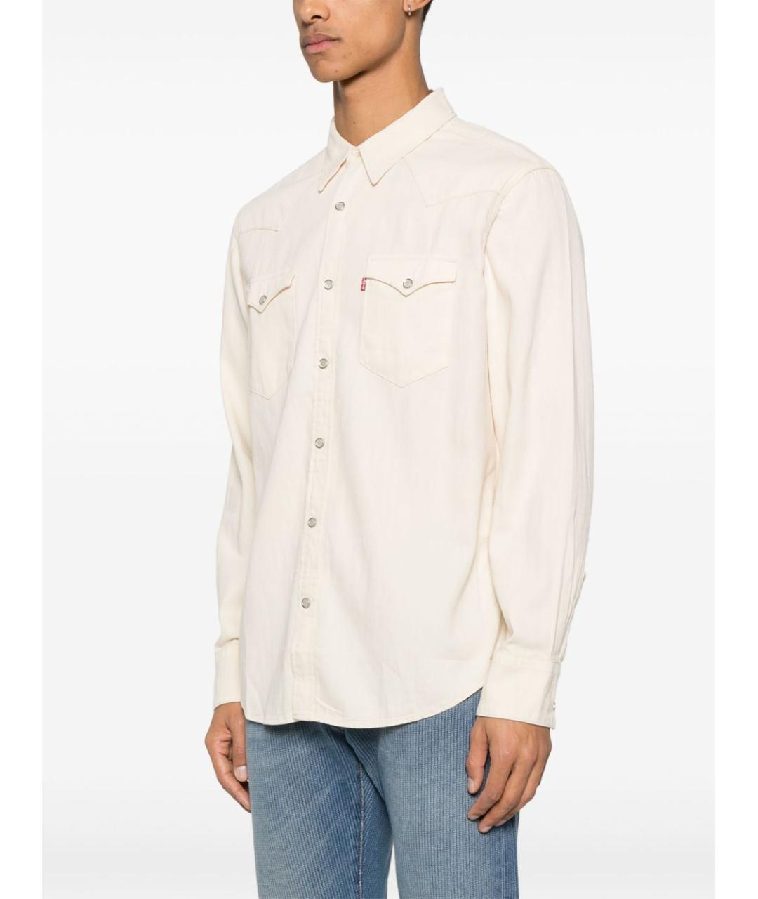 LEVI'S Бежевая кэжуал рубашка, фото 2