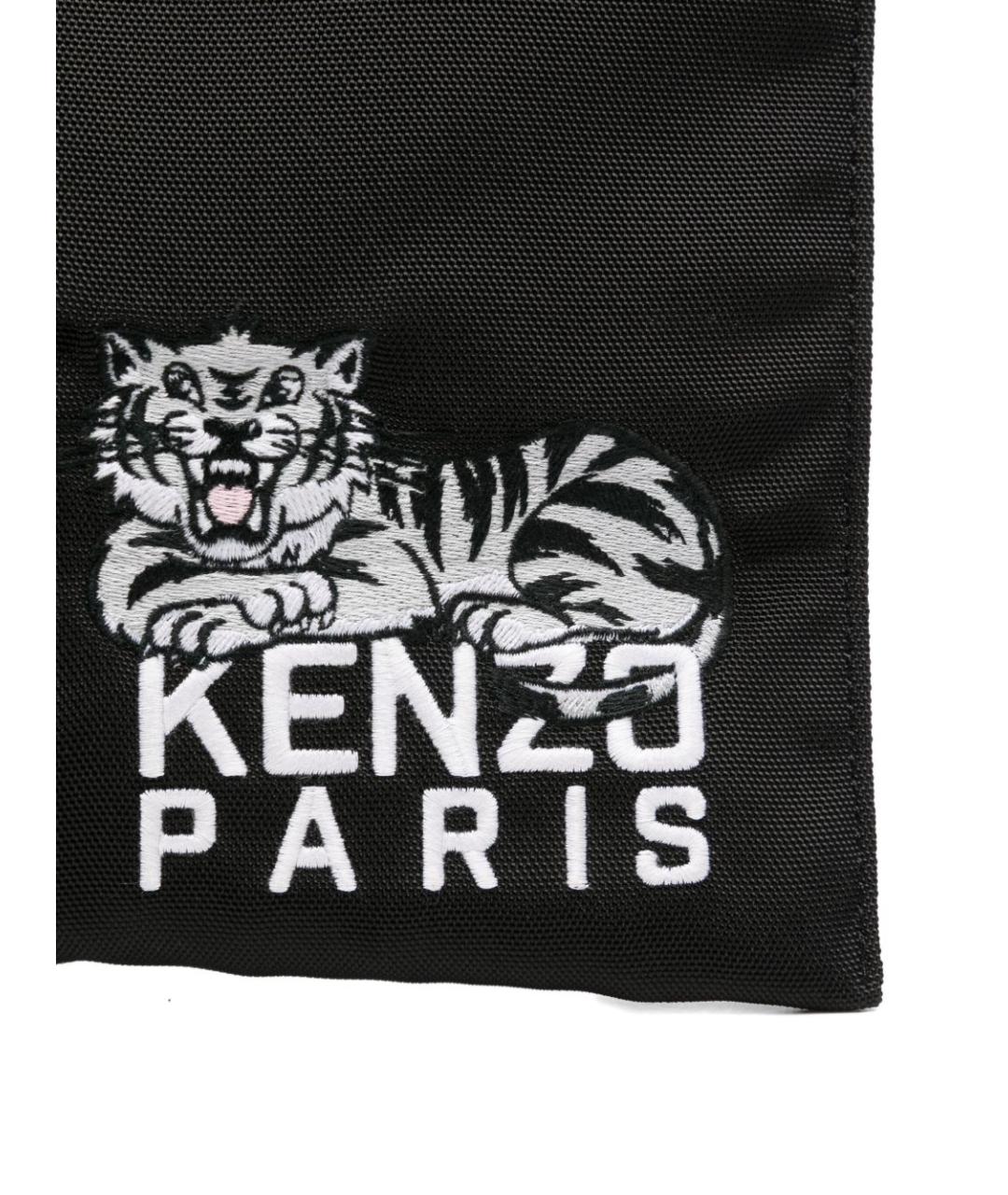 KENZO Черная барсетка, фото 5