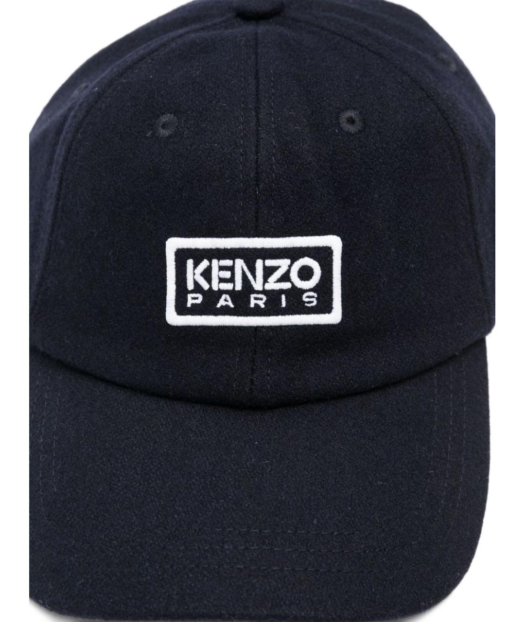 KENZO Темно-синяя кепка, фото 2