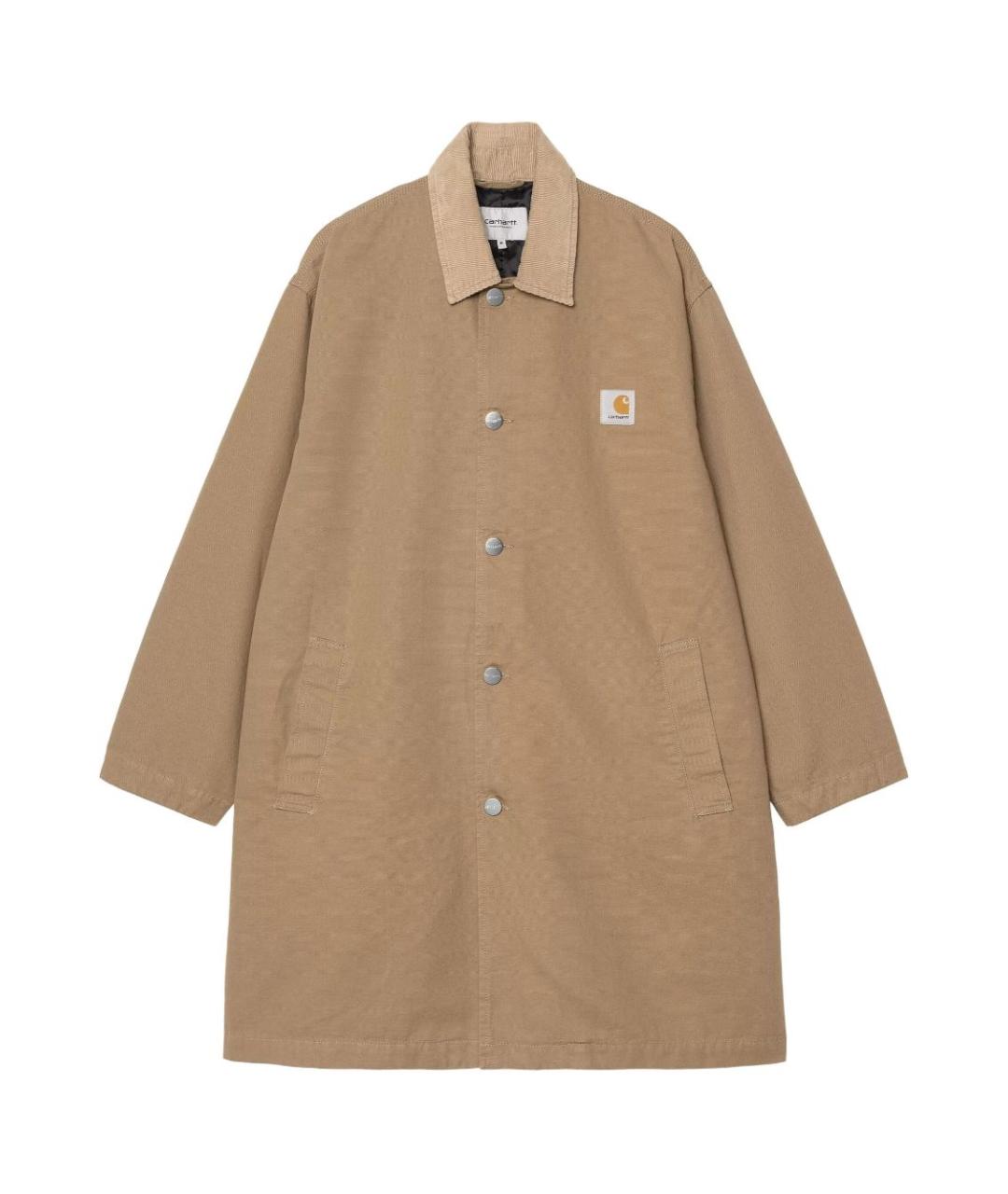 CARHARTT WIP Бежевое хлопковое пальто, фото 1