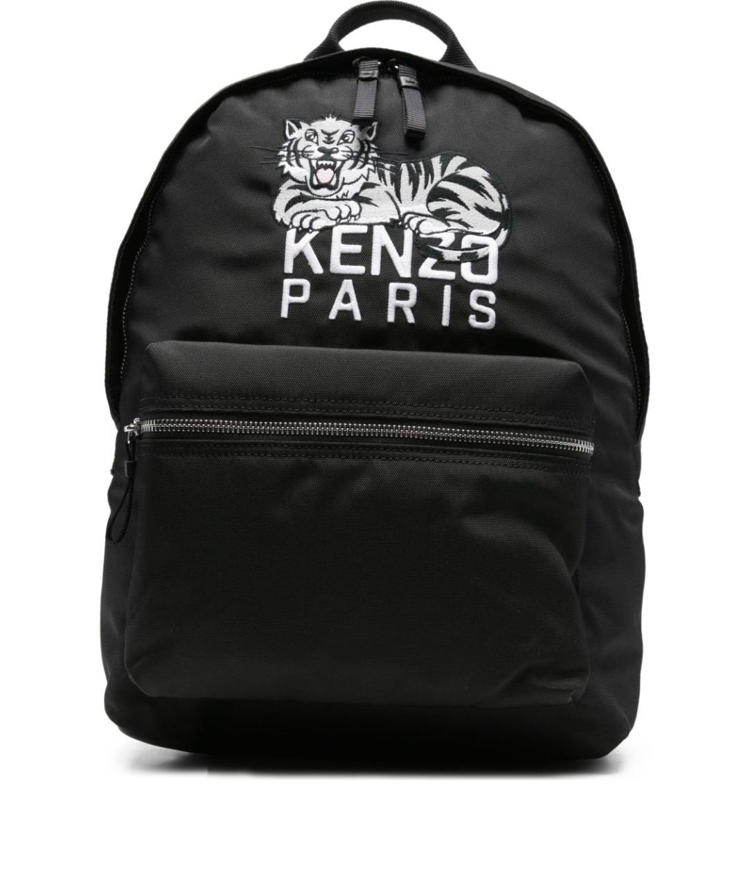 KENZO Черный синтетический рюкзак, фото 1