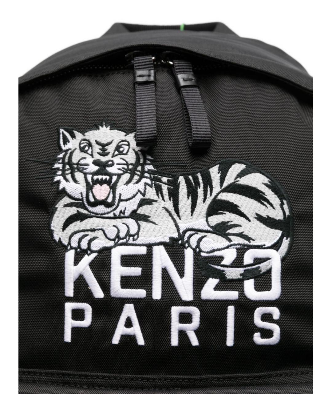 KENZO Черный синтетический рюкзак, фото 3