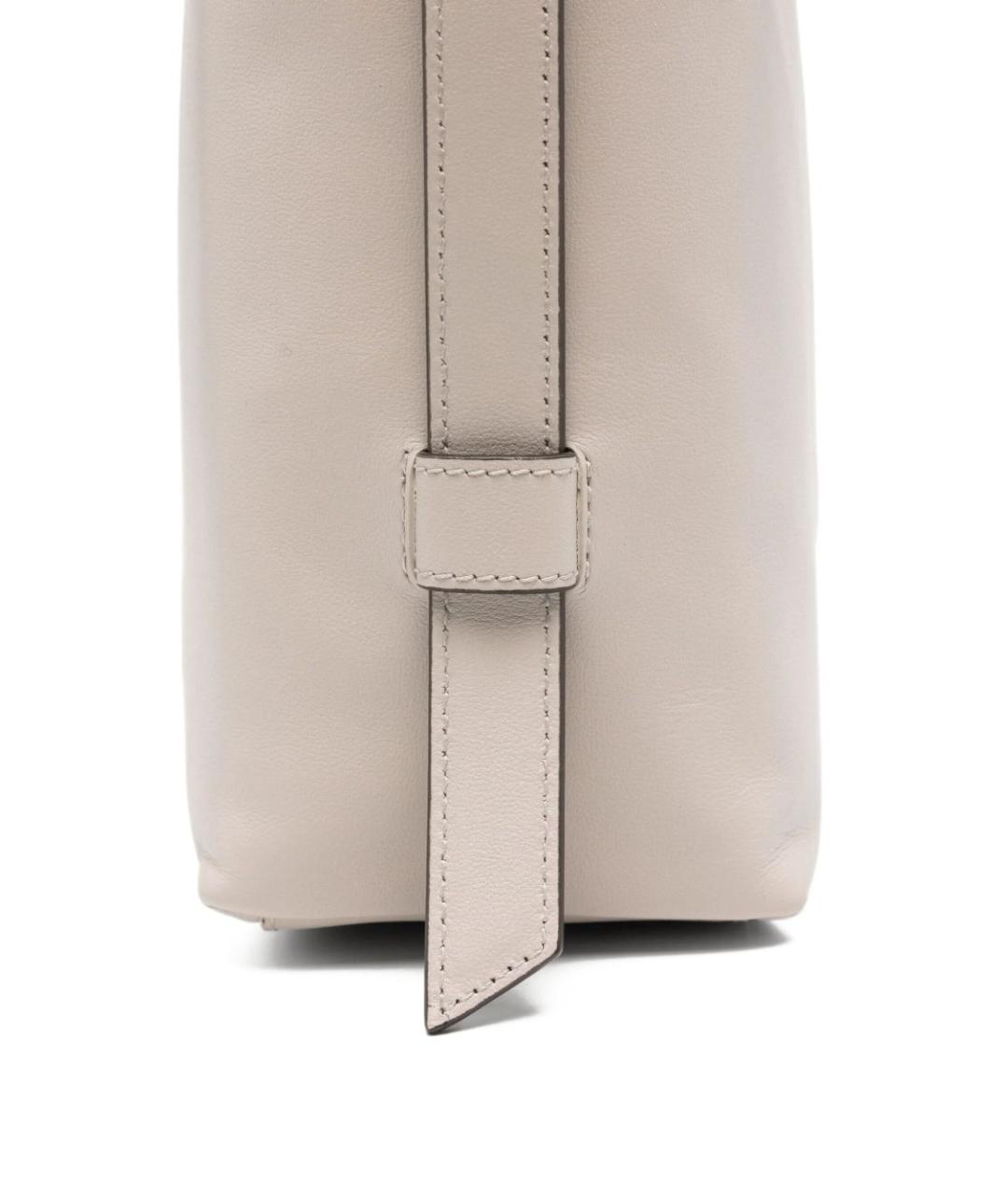 FURLA Бежевая кожаная сумка через плечо, фото 2