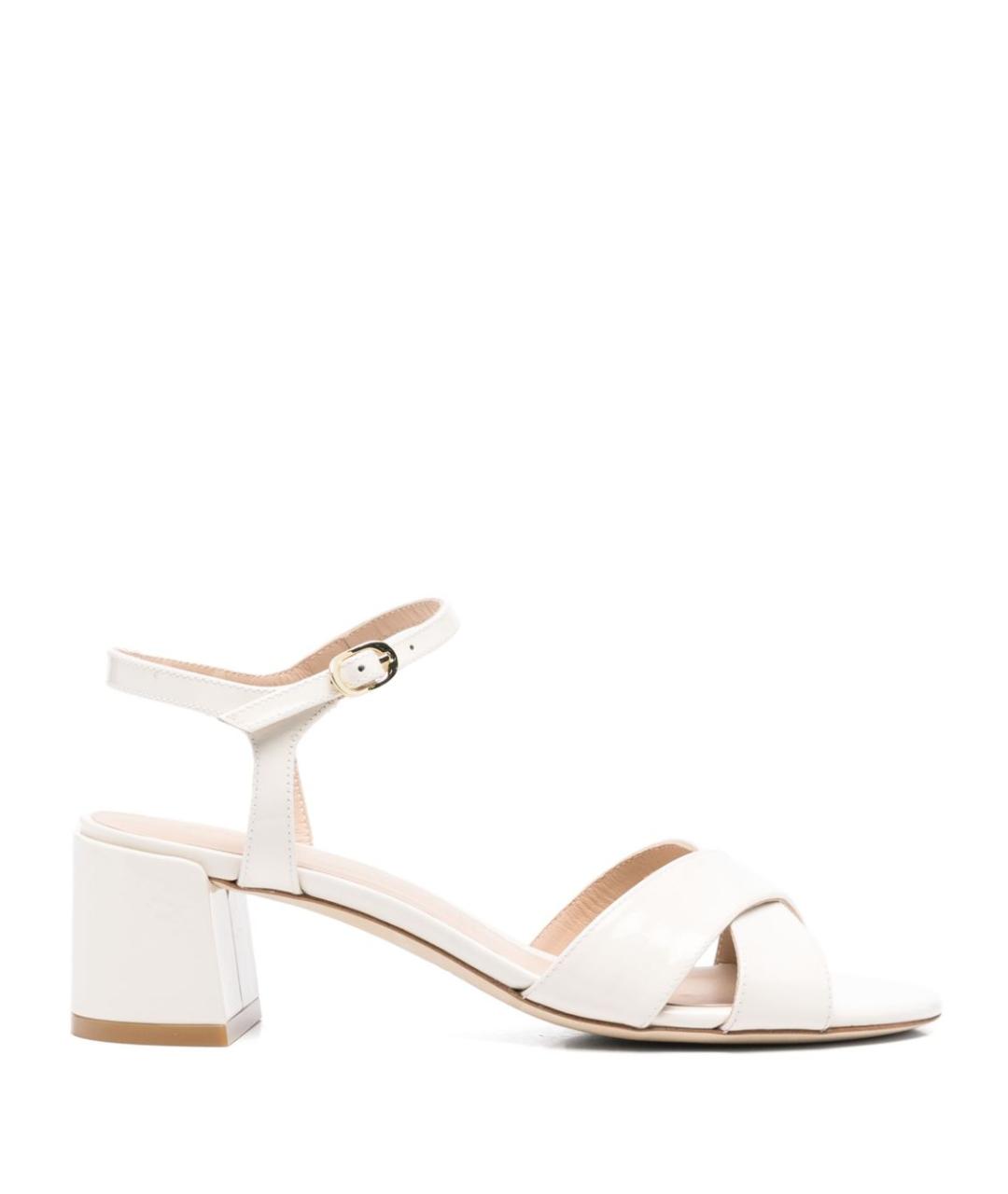 STUART WEITZMAN Белые босоножки, фото 1