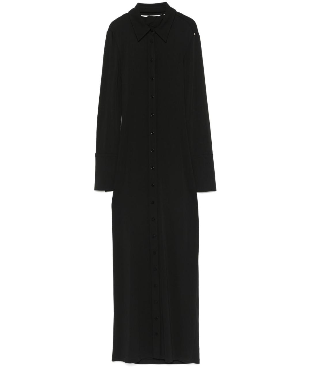 SPORTMAX Черное вискозное платье, фото 1
