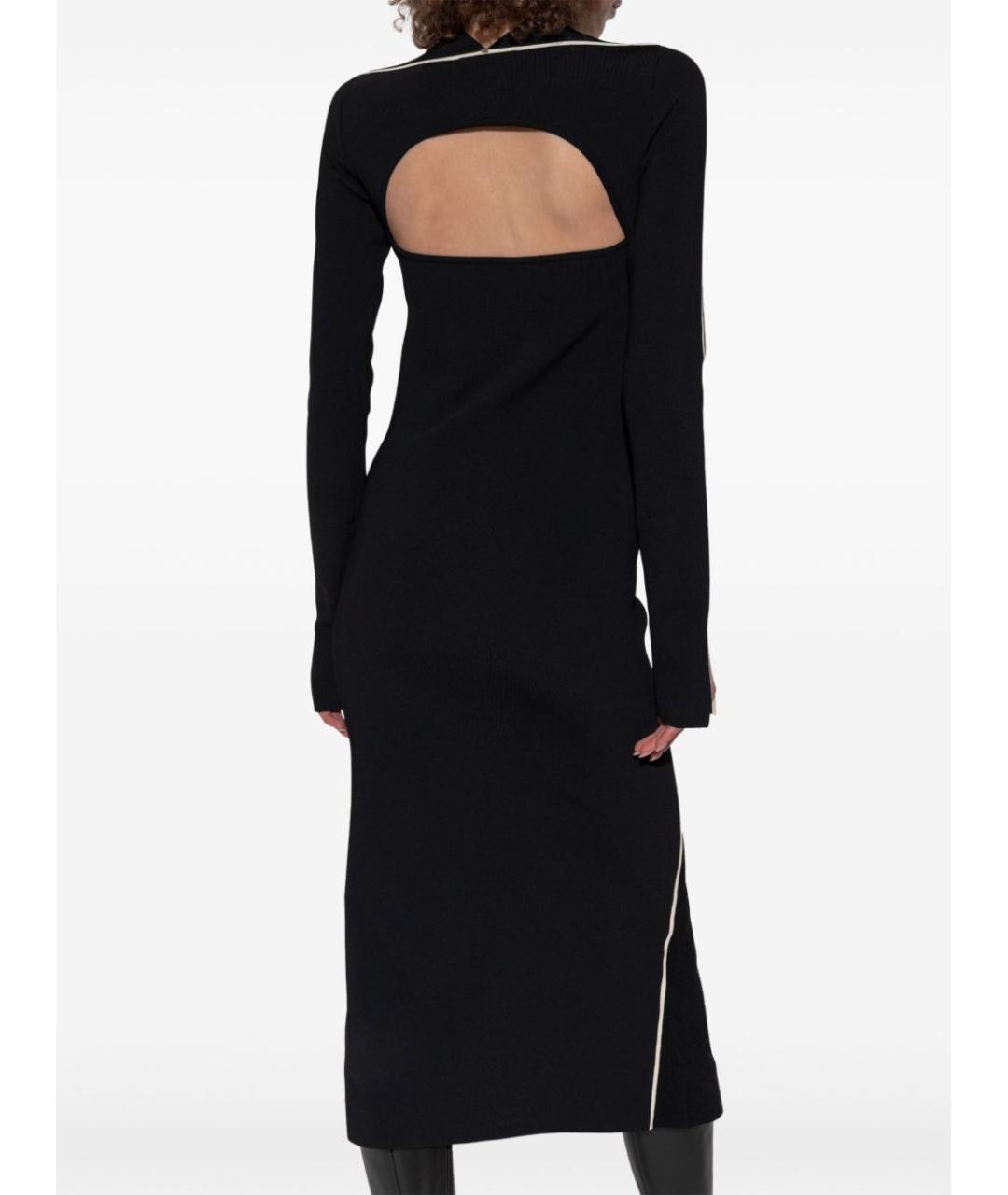 SPORTMAX Черное платье, фото 5
