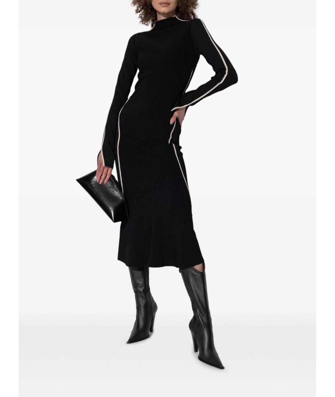 SPORTMAX Черное платье, фото 4