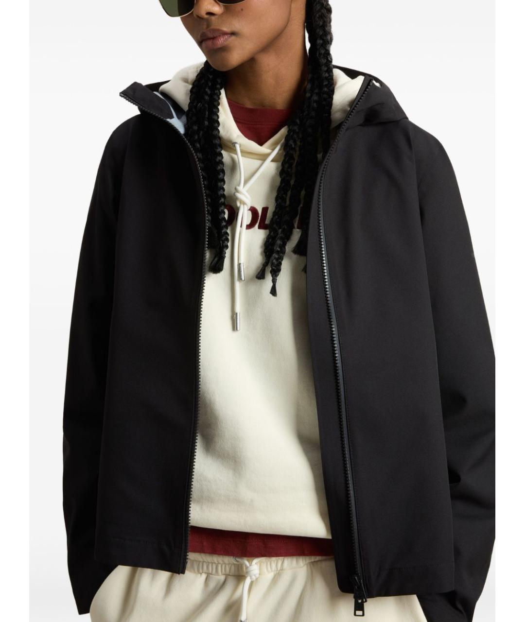 WOOLRICH Черная полиэстеровая куртка, фото 4
