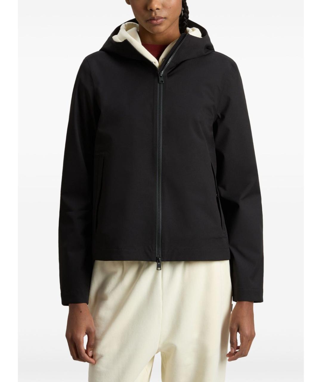 WOOLRICH Черная полиэстеровая куртка, фото 6