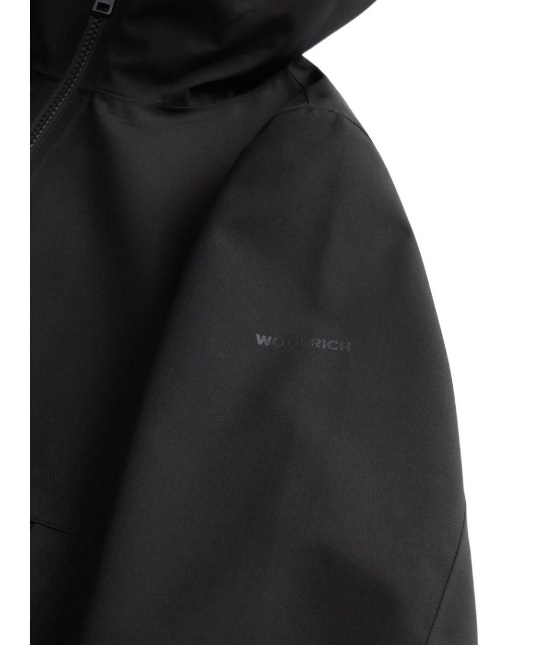 WOOLRICH Черная полиэстеровая куртка, фото 3