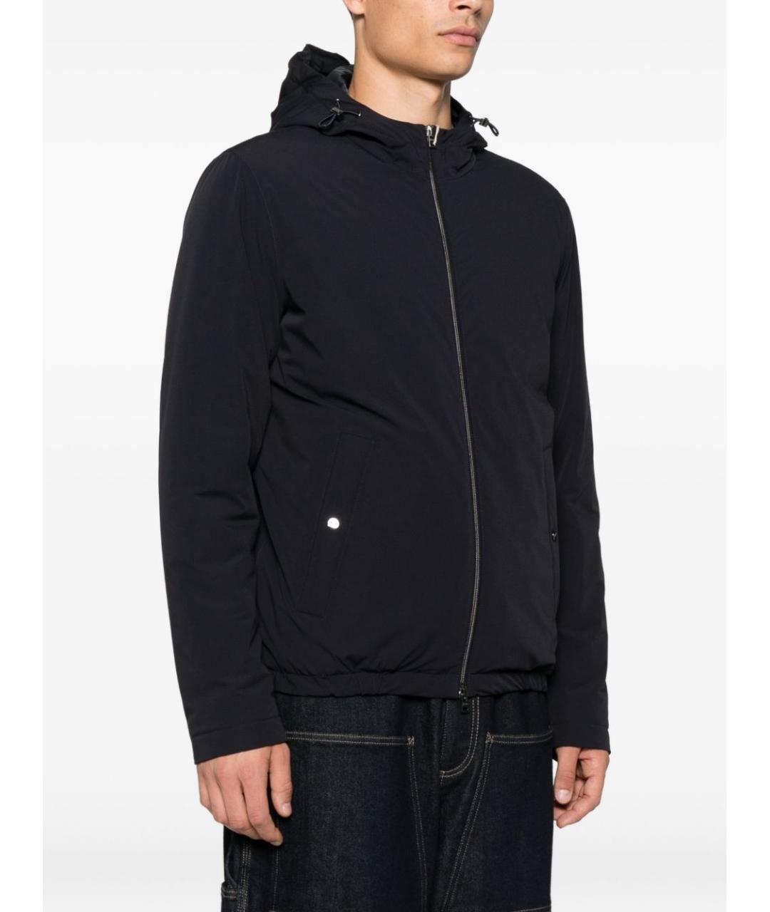 HERNO Черная полиэстеровая куртка, фото 3