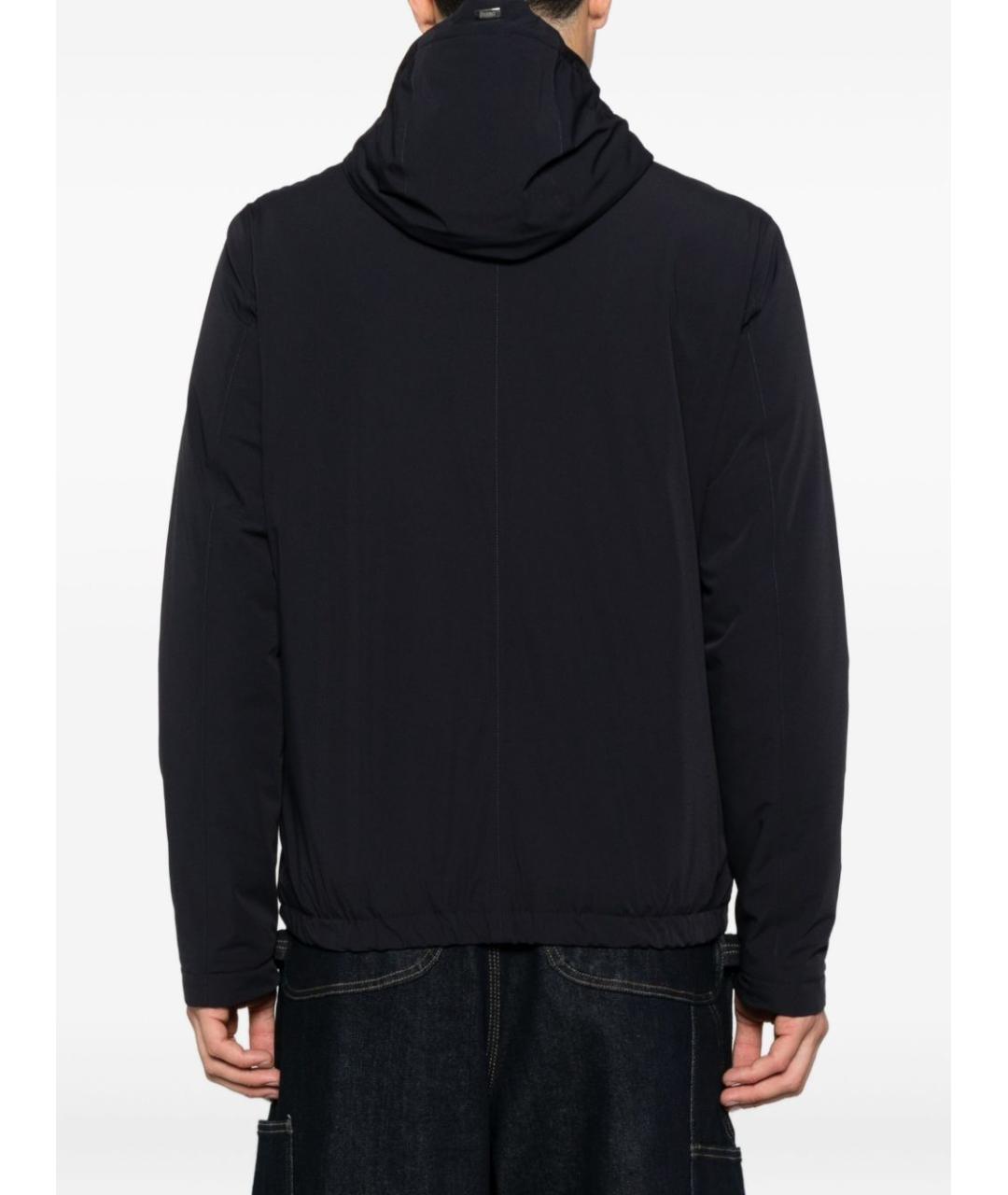 HERNO Черная полиэстеровая куртка, фото 2