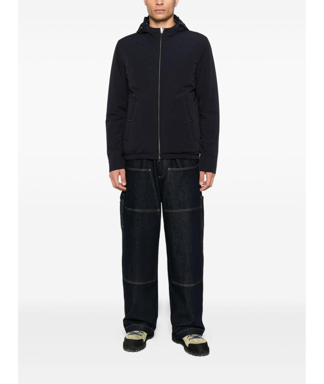 HERNO Черная полиэстеровая куртка, фото 4