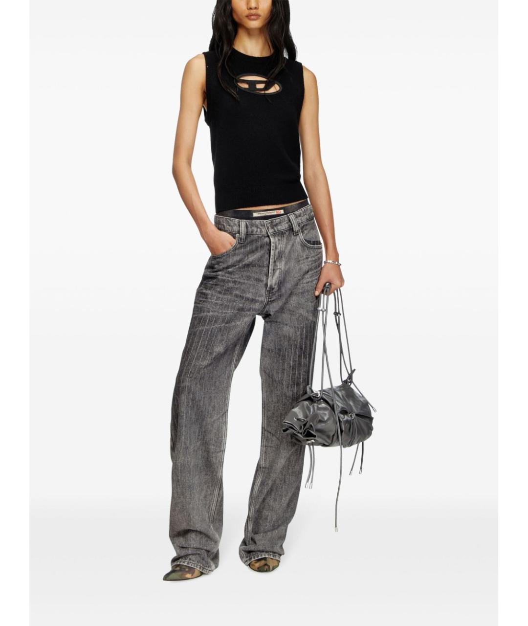 DIESEL Черная майка, фото 2