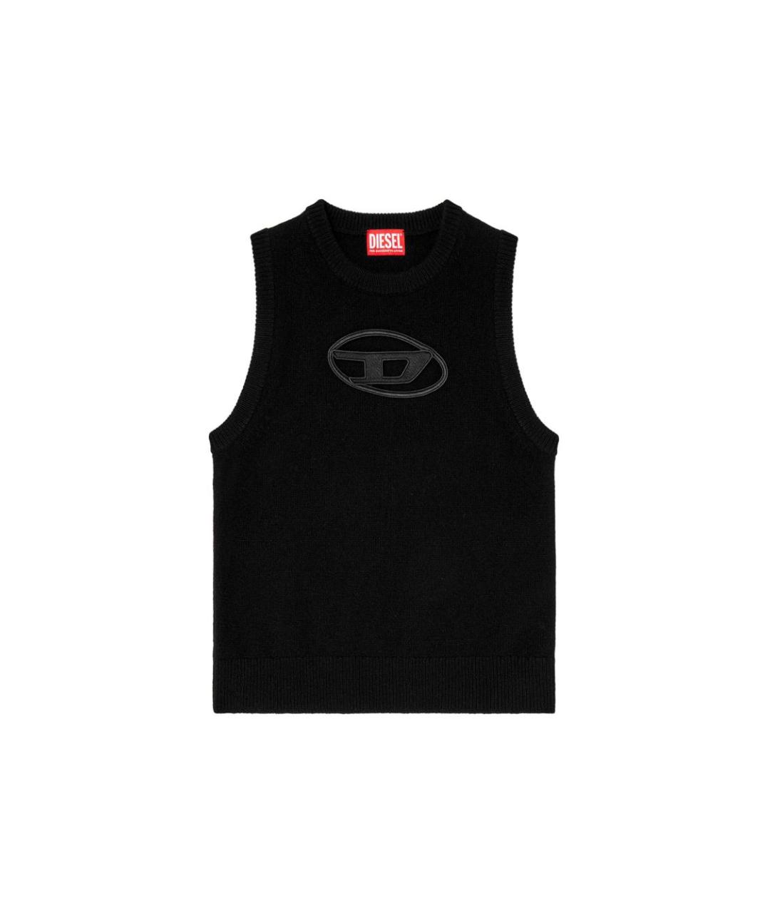 DIESEL Черная майка, фото 1