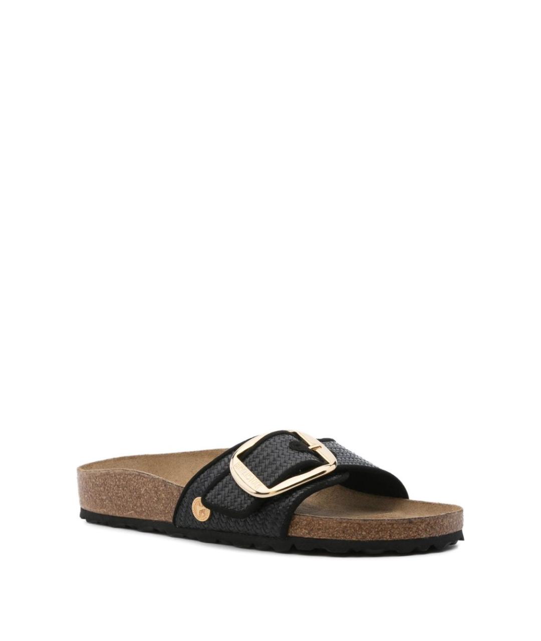 BIRKENSTOCK Черные шлепанцы, фото 2