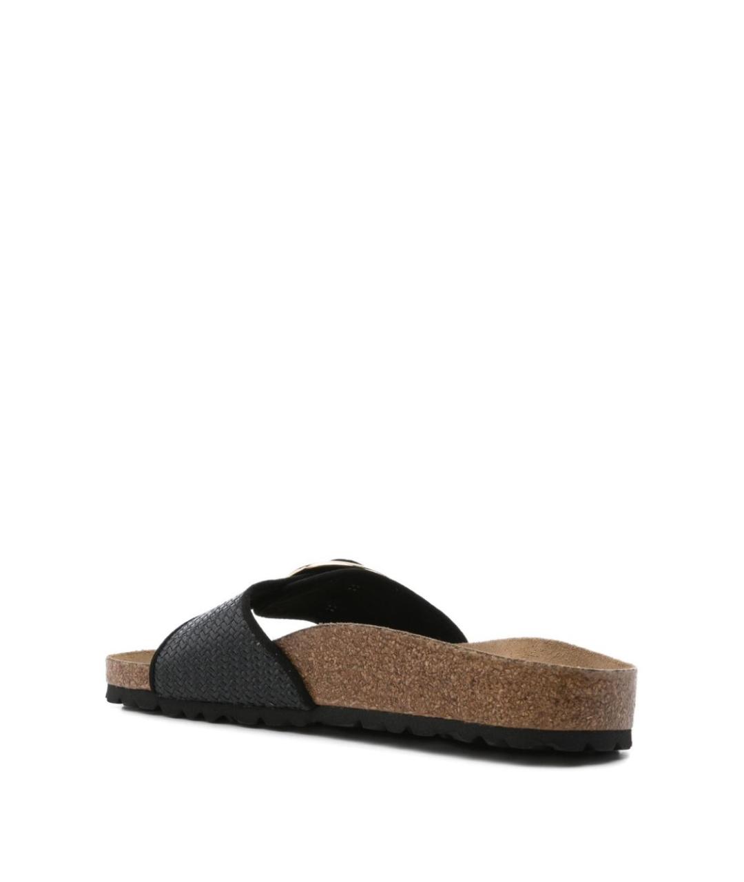 BIRKENSTOCK Черные шлепанцы, фото 4