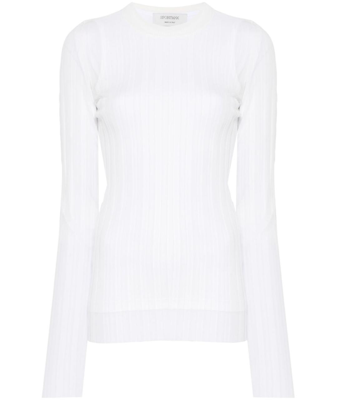 SPORTMAX Белый джемпер / свитер, фото 1