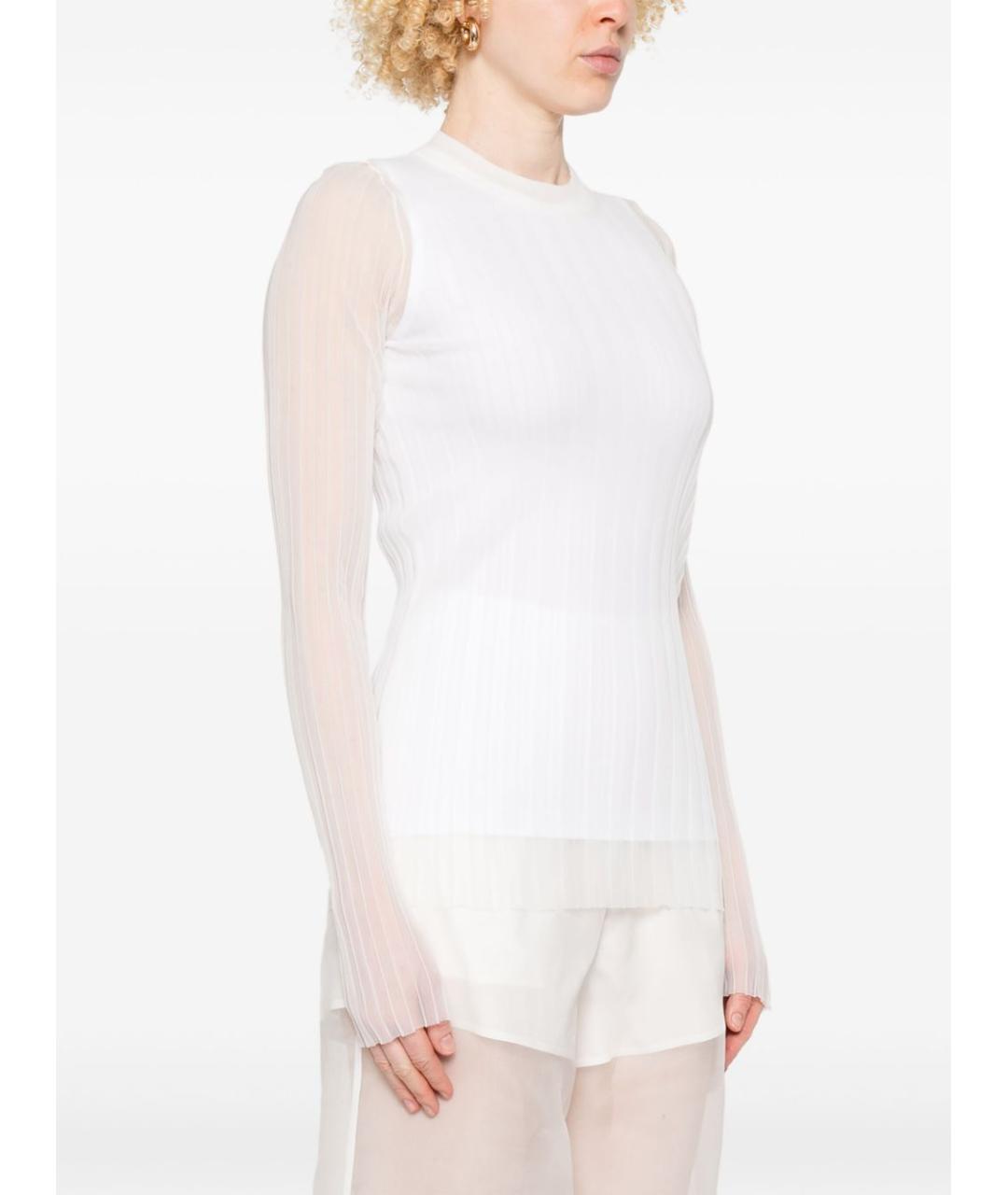 SPORTMAX Белый джемпер / свитер, фото 3