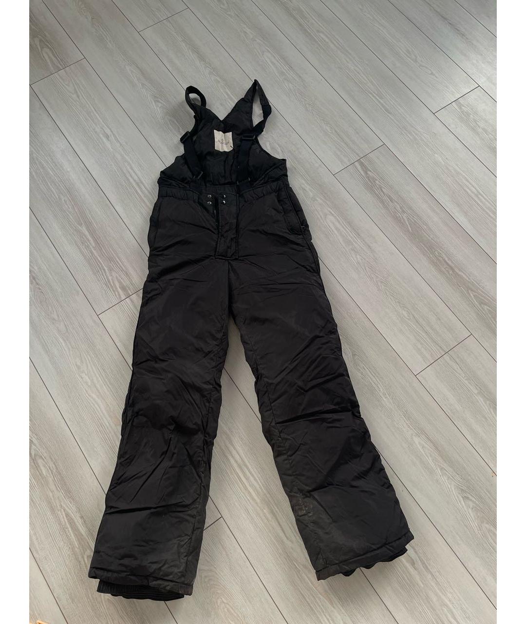 MONCLER Черный синтетический комбинезон, фото 5
