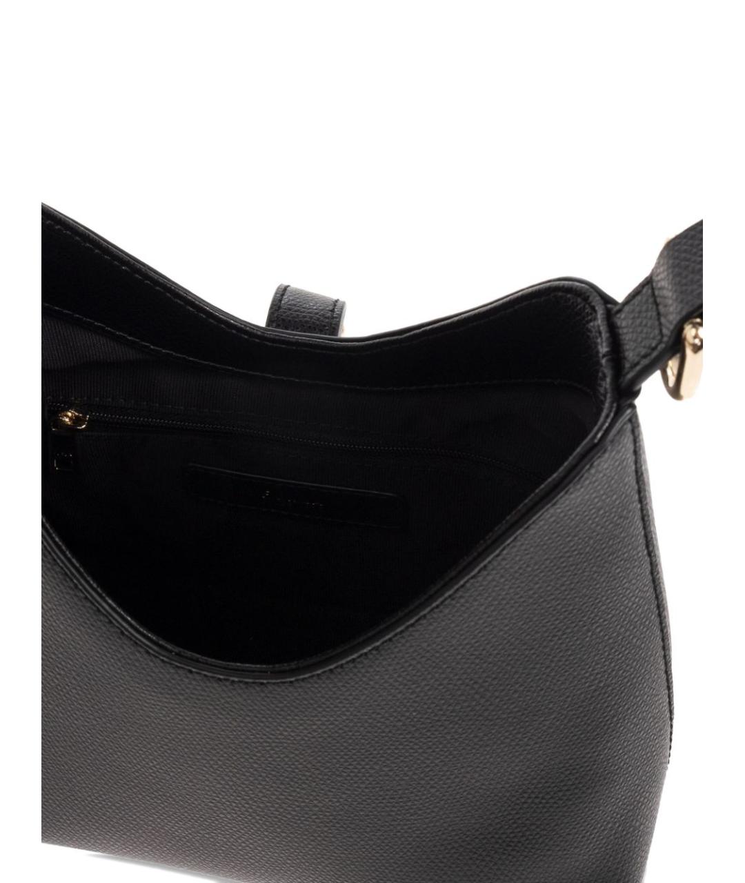 FURLA Черная кожаная сумка через плечо, фото 2