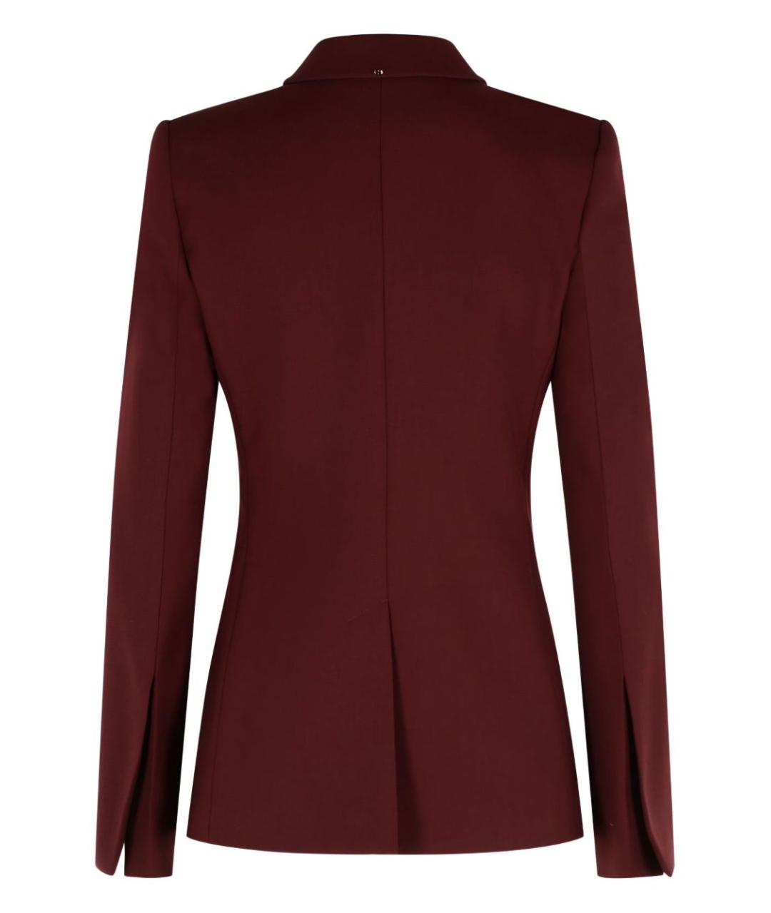 SPORTMAX Бордовый шерстяной жакет/пиджак, фото 3