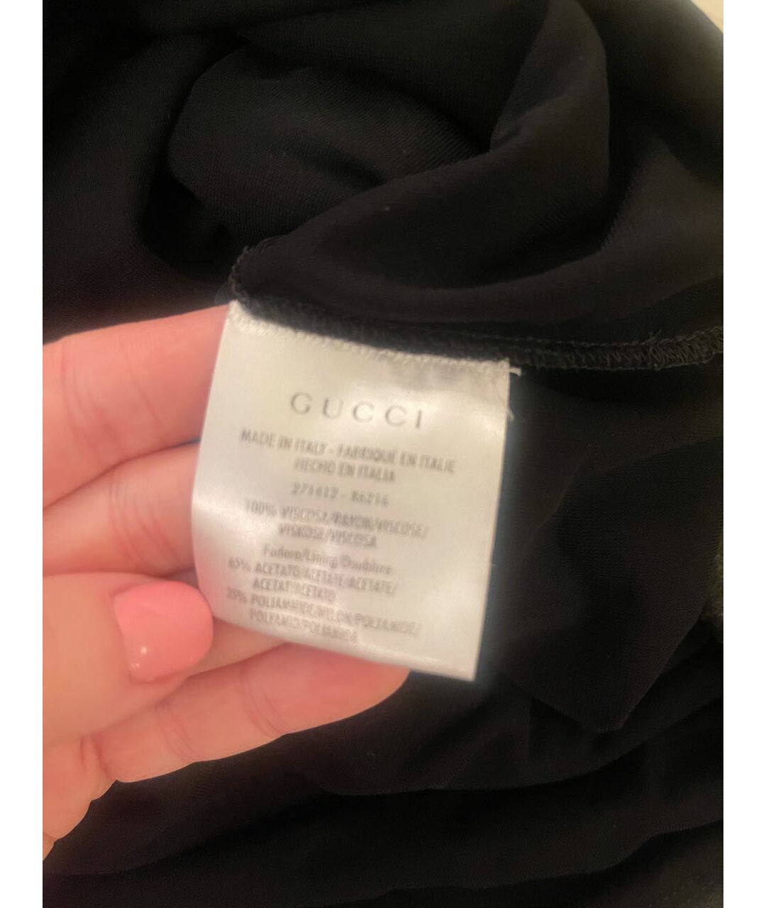 GUCCI Серое вискозное платье, фото 3
