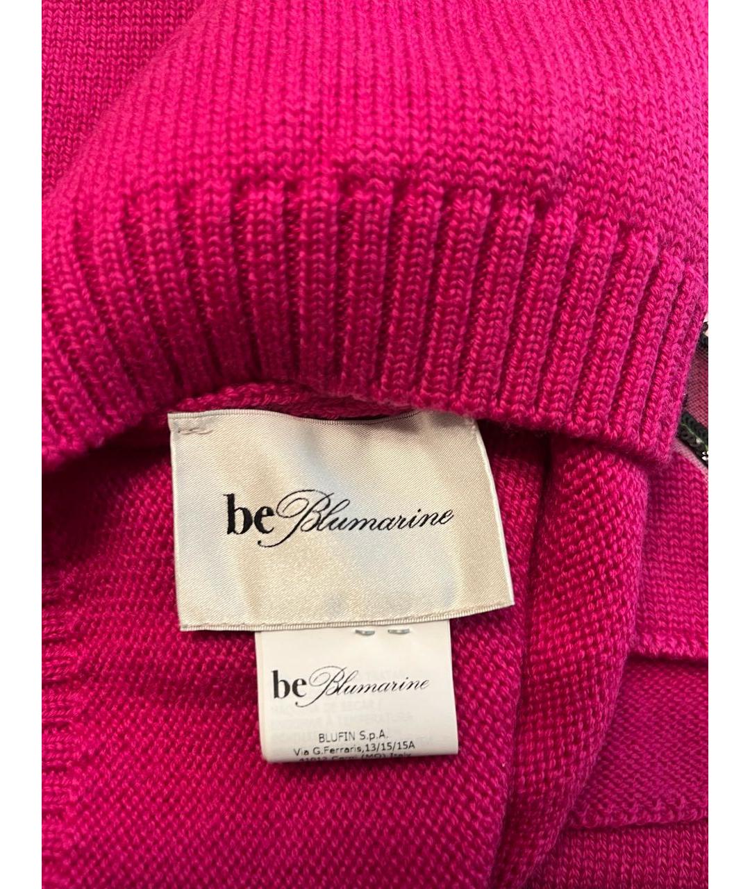 BLUMARINE Фуксия шерстяная шапка, фото 3