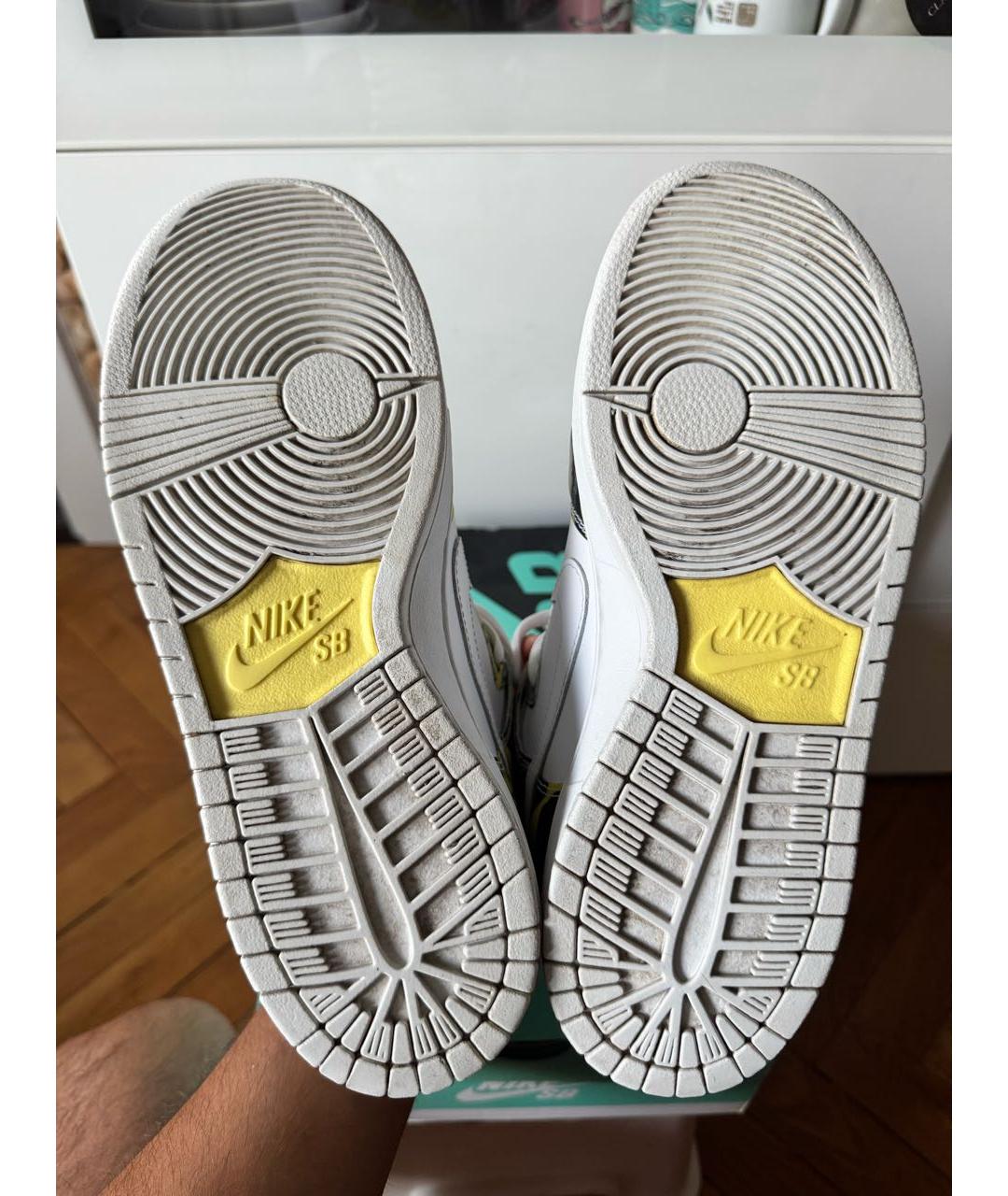 NIKE Мульти высокие кроссовки / кеды из искусственной кожи, фото 5