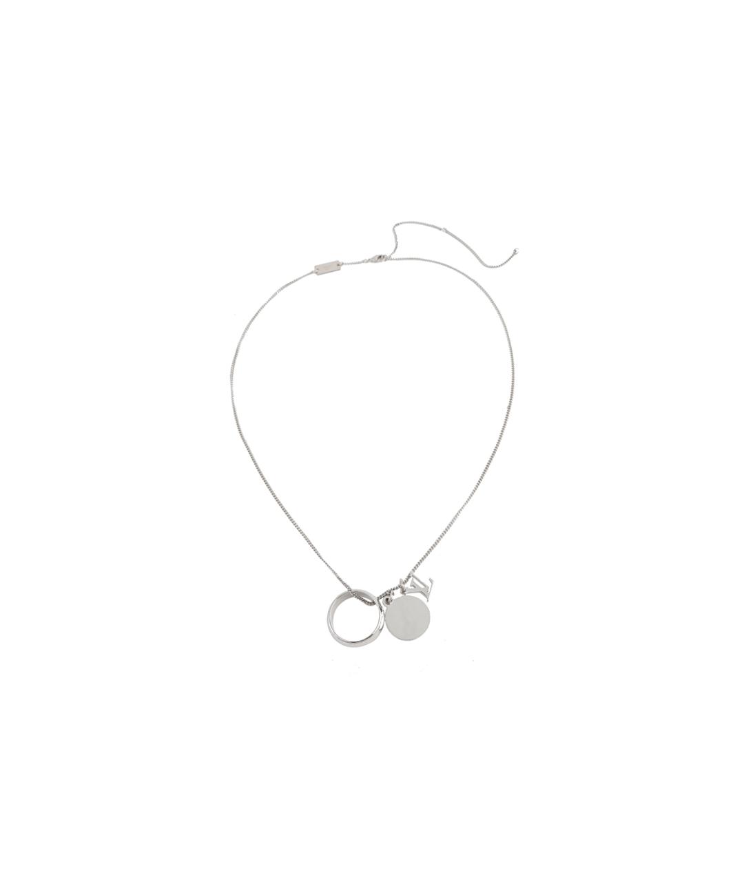 LOUIS VUITTON Серебряная металлическая подвеска, фото 2