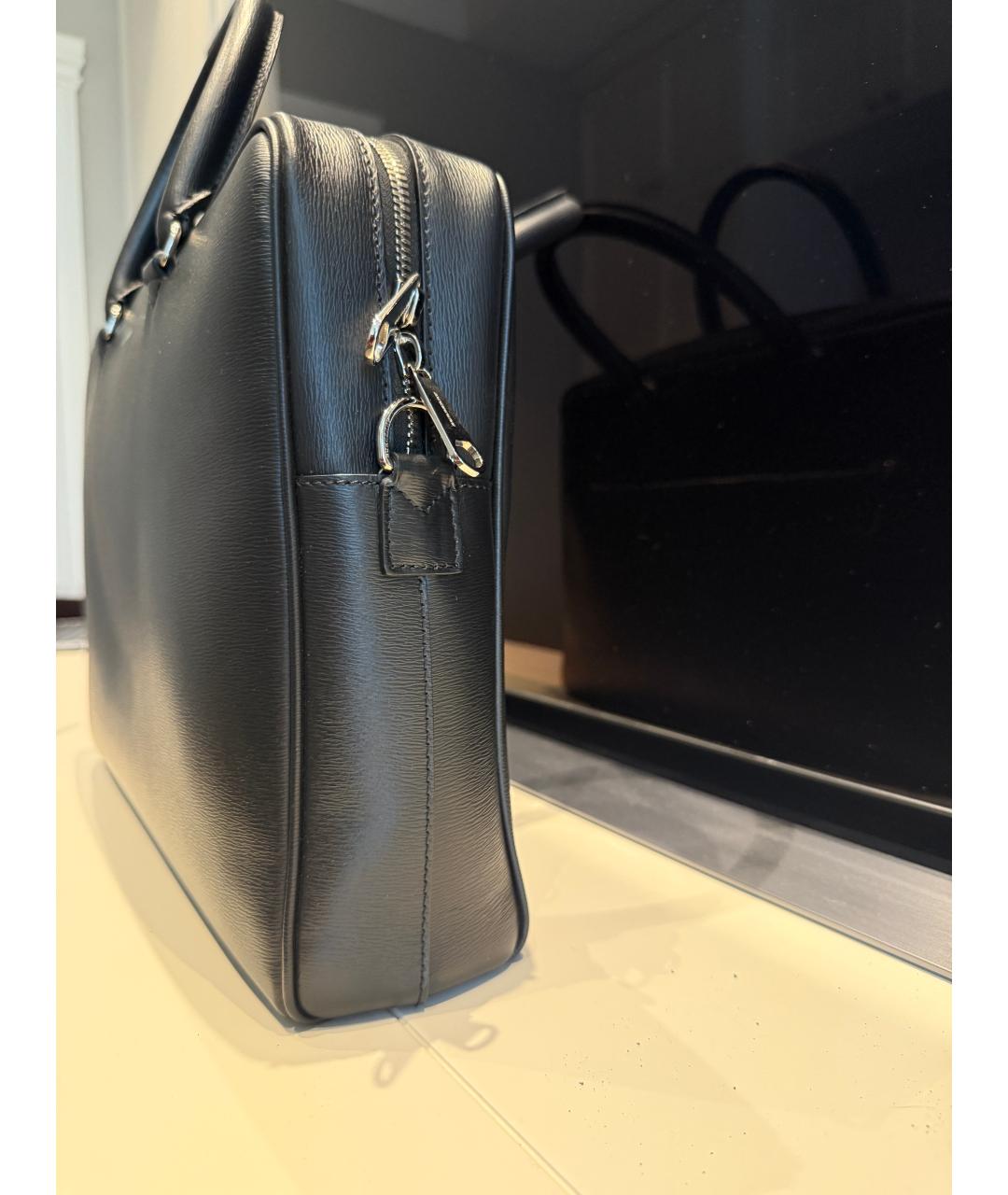 BURBERRY Черный портфель, фото 2