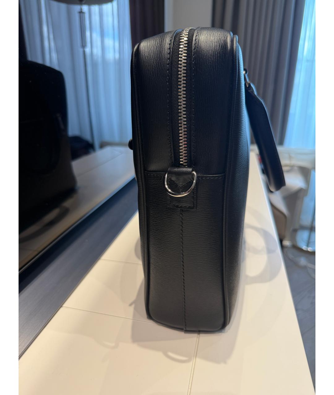 BURBERRY Черный портфель, фото 3