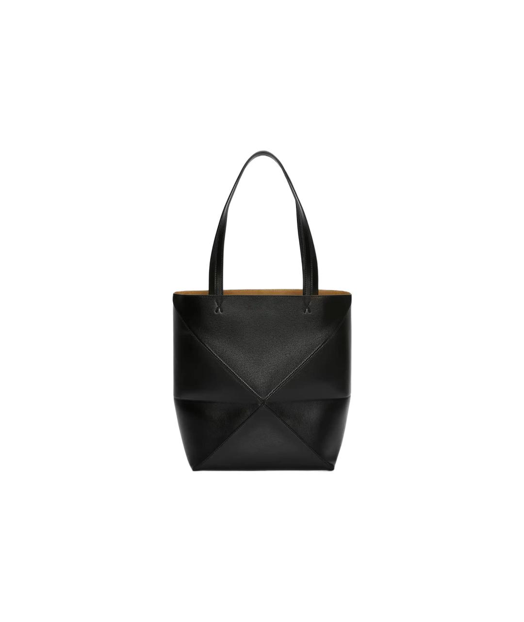 LOEWE Черная кожаная сумка на плечо, фото 3