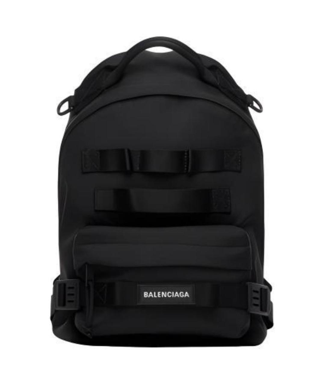 BALENCIAGA Черный хлопковый рюкзак, фото 1