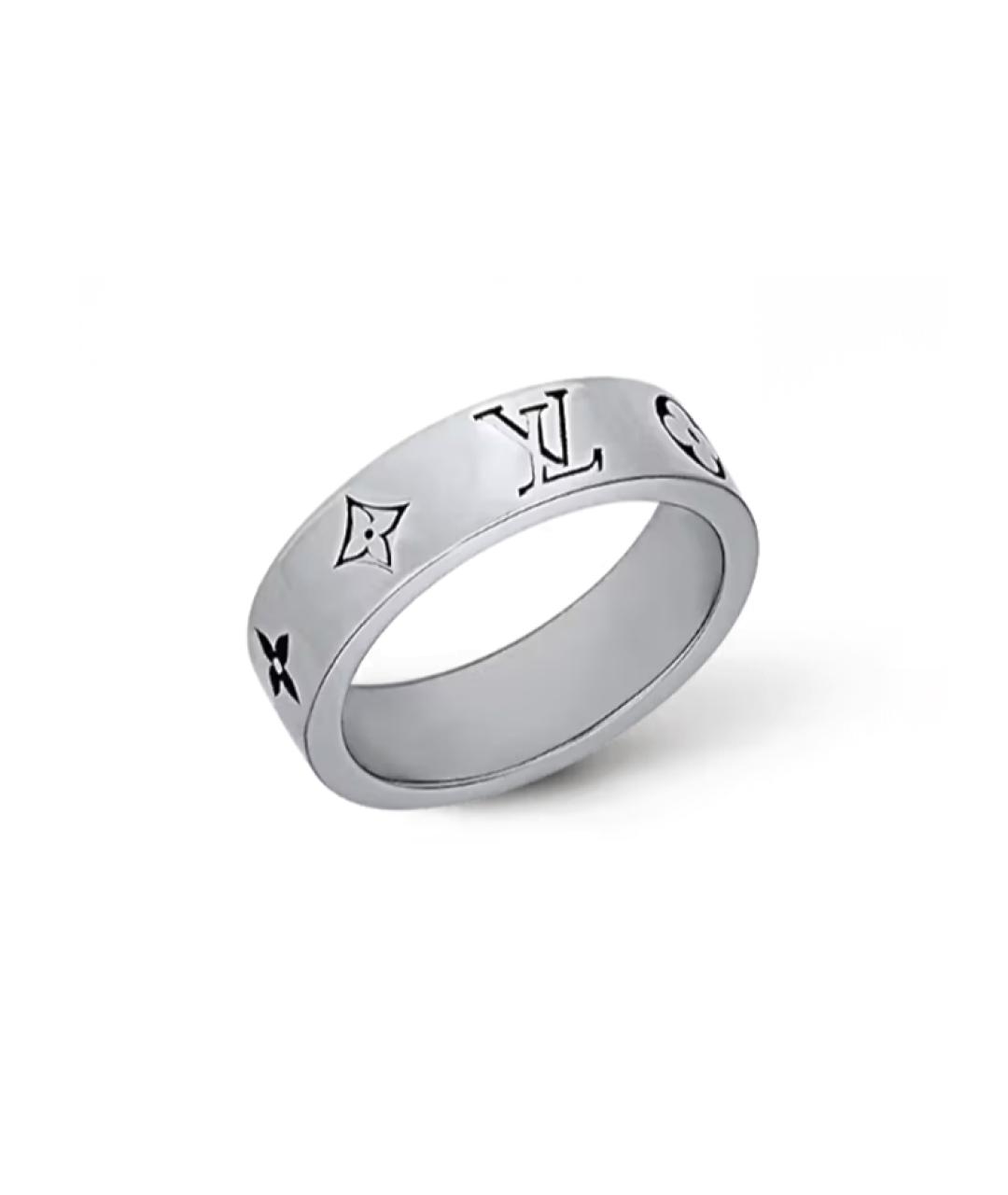LOUIS VUITTON Серебряное металлическое кольцо, фото 1