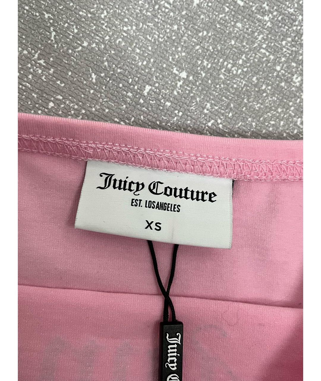 JUICY COUTURE Розовая майка, фото 5
