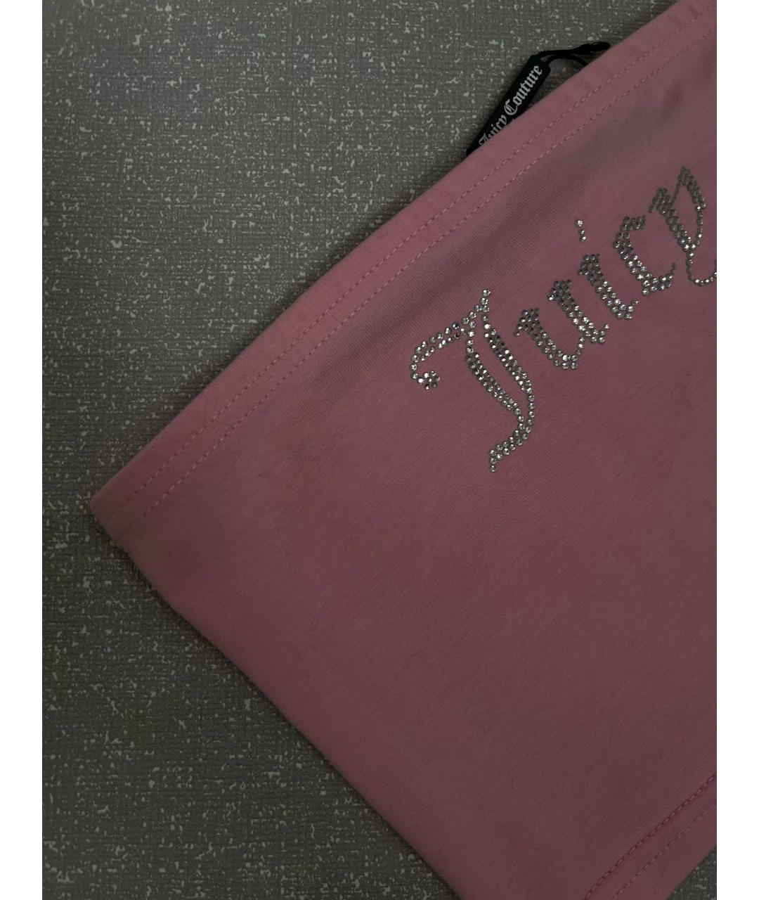 JUICY COUTURE Розовая майка, фото 3