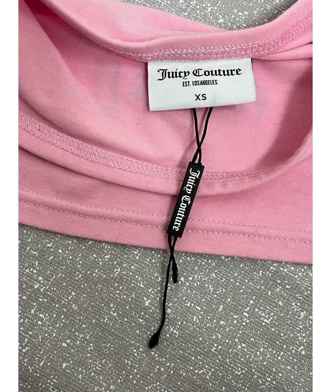 JUICY COUTURE Розовая майка, фото 6