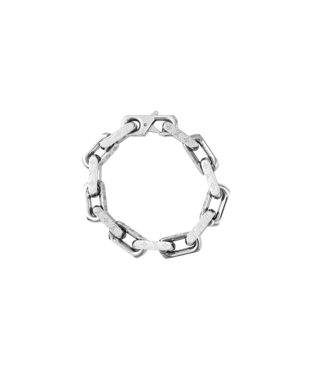 LOUIS VUITTON Серебрянный металлический браслет, фото 1