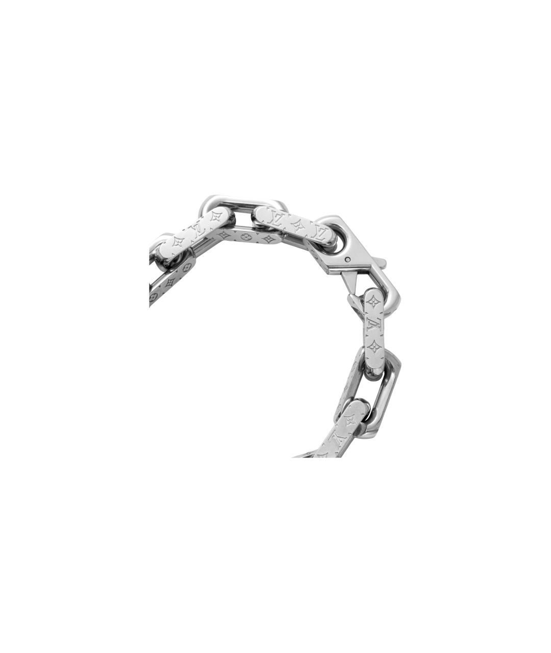 LOUIS VUITTON Серебрянный металлический браслет, фото 3