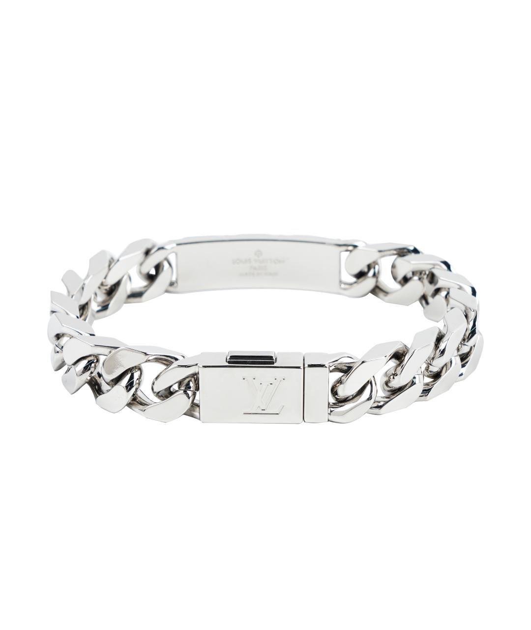 LOUIS VUITTON Серебрянный металлический браслет, фото 1