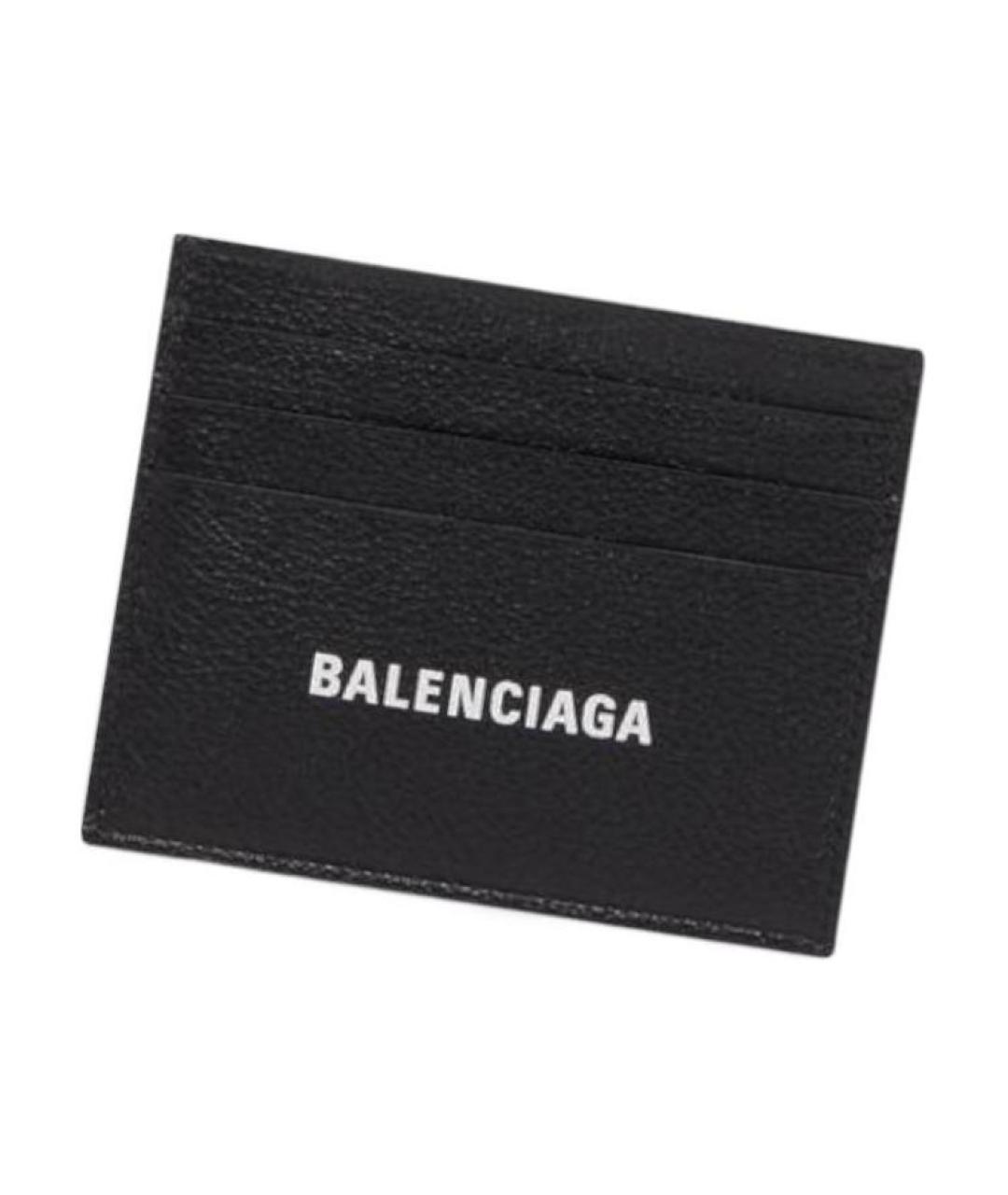 BALENCIAGA Черный кожаный кардхолдер, фото 2