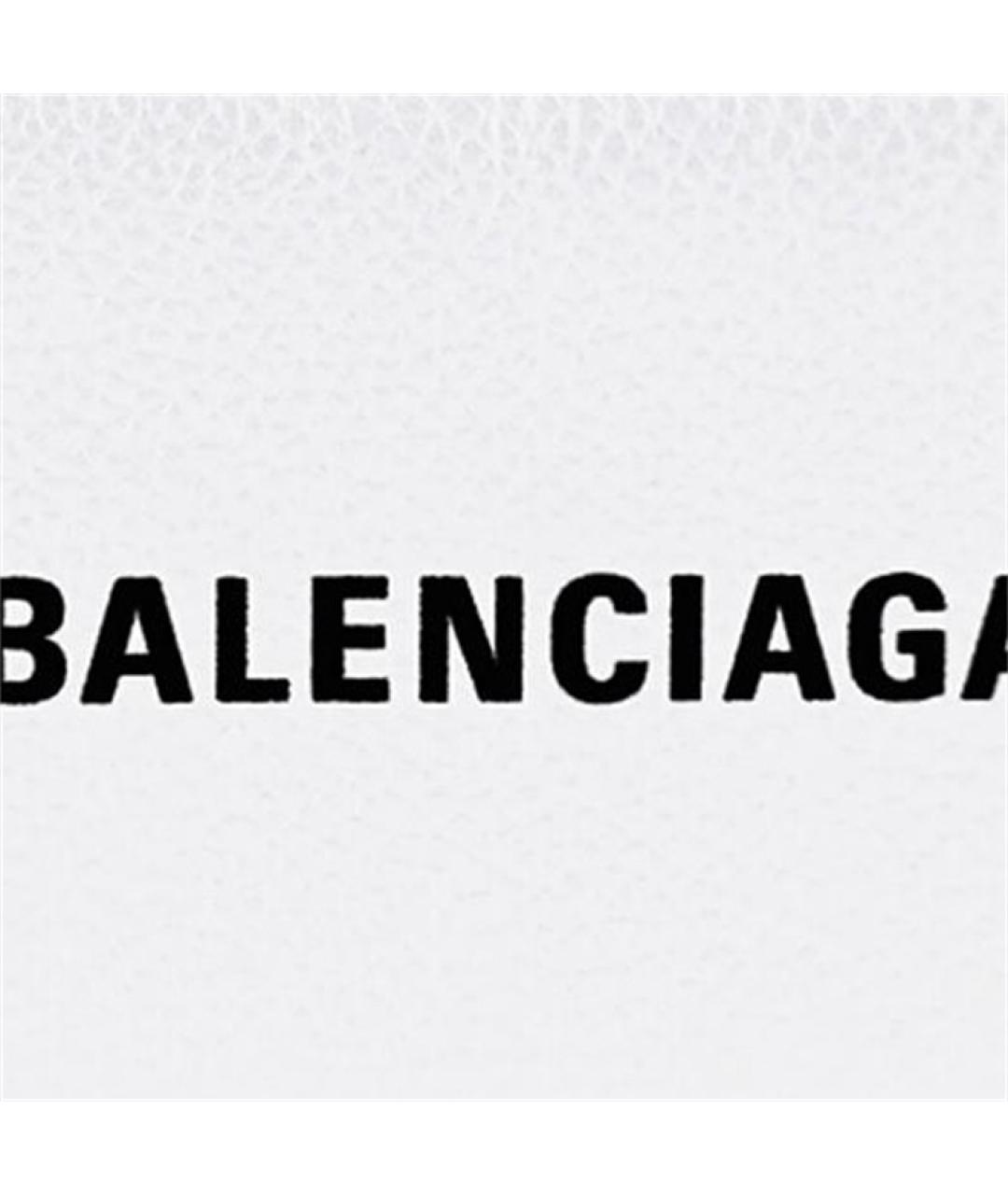 BALENCIAGA Черный кожаный кошелек, фото 5