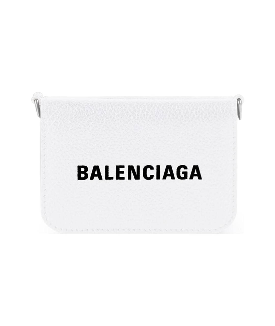 BALENCIAGA Черный кожаный кошелек, фото 1