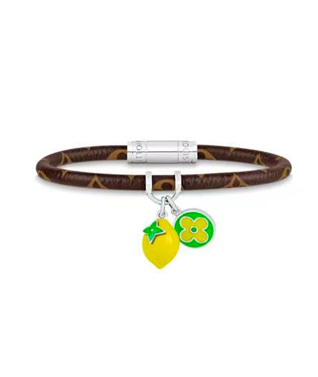 LOUIS VUITTON Коричневый браслет, фото 2